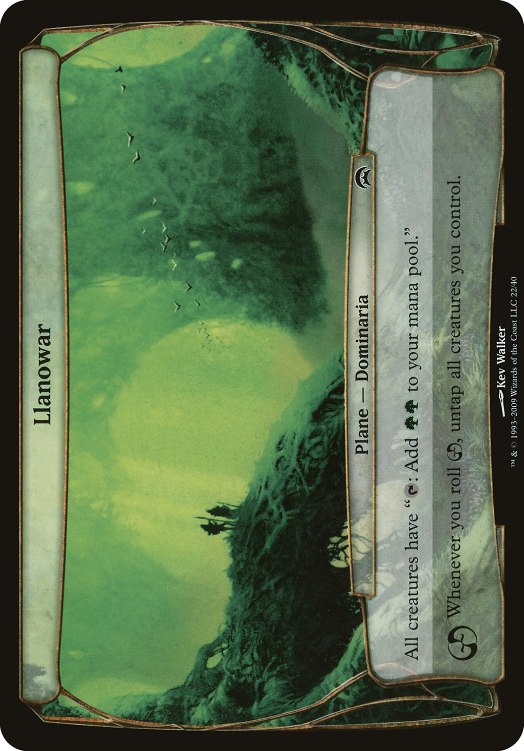 Image of Llanowar (Planechase) (OVER-) - Planechase Planes