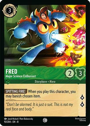 Image of Fred - Major Science Enthusiast (92/204) - Reign of Jafar
