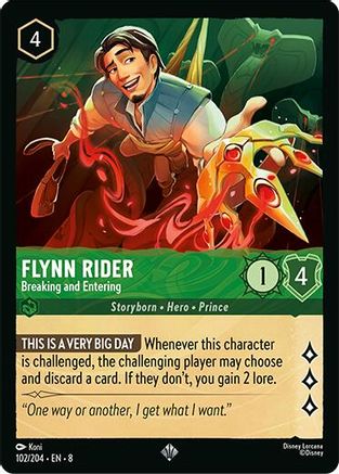 Image of Flynn Rider - Breaking and Entering (102/204) - Reign of Jafar
