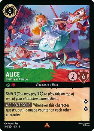 Image of Alice - Clumsy as Can Be (104/204) - Reign of Jafar