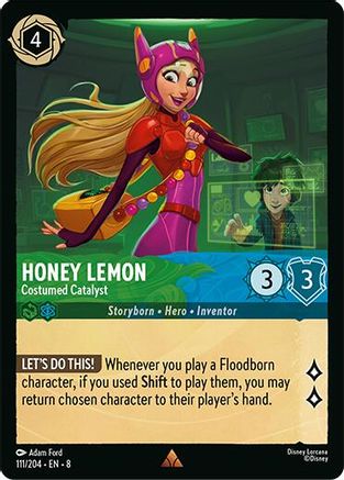Image of Honey Lemon - Costumed Catalyst (111/204) - Reign of Jafar