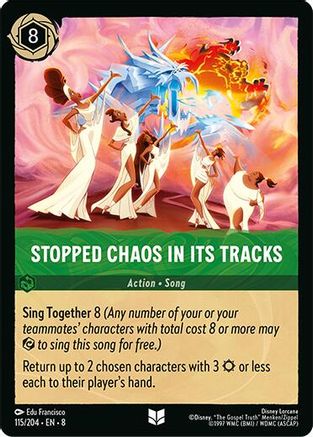 Image of Stopped Chaos in Its tracks (115/204) - Reign of Jafar Cold Foil
