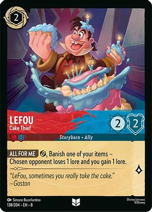 Image of LeFou - Cake Thief (138/204) - Reign of Jafar