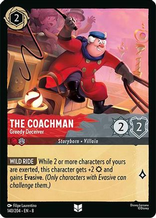 Image of The Coachman - Greedy Deceiver (140/204) - Reign of Jafar Cold Foil