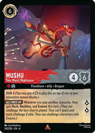 Image of Mushu - Your Worst Nightmare (142/204) - Reign of Jafar