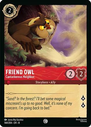 Image of Friend Owl - Cantankerous Neighbor (144/204) - Reign of Jafar