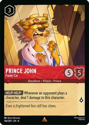 Image of Prince John - Fraidy-Cat (146/204) - Reign of Jafar