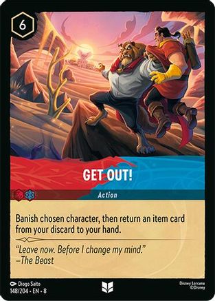 Image of Get Out! (148/204) - Reign of Jafar Cold Foil