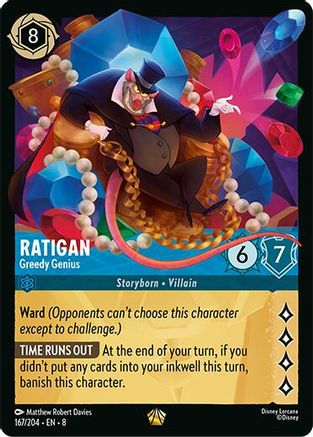 Image of Ratigan - Greedy Genius (167/204) - Reign of Jafar