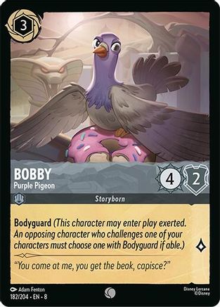 Image of Bobby - Purple Pigeon (182/204) - Reign of Jafar Cold Foil