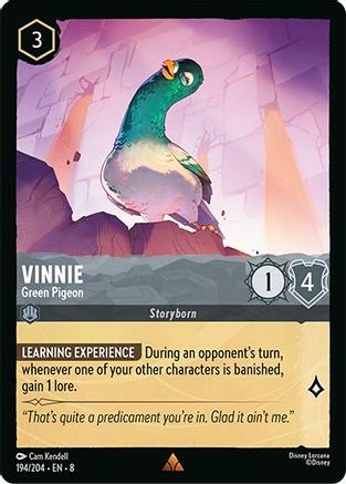 Image of Vinnie - Green Pigeon (194/204) - Reign of Jafar