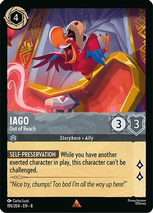 Image of Iago - Out of Reach (195/204) - Reign of Jafar