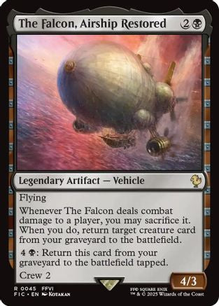 Image of The Falcon, Airship Restored (FIC-045) - Commander: FINAL FANTASY