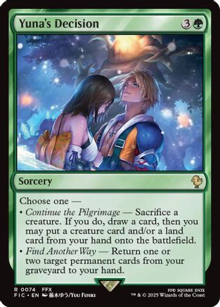 Image of Yuna's Decision (FIC-074) - Commander: FINAL FANTASY