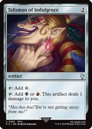 Image of Talisman of Indulgence (FIC-366) - Commander: FINAL FANTASY