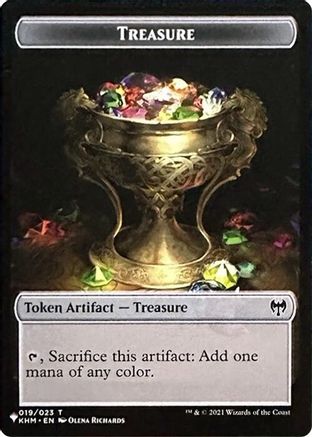 Image of Treasure // Egg Double-Sided Token (LIST-19 // 8) - Secret Lair Drop Series