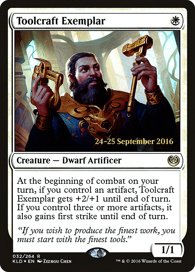 Image of Toolcraft Exemplar (PRE-032) - Kaladesh Promos Foil