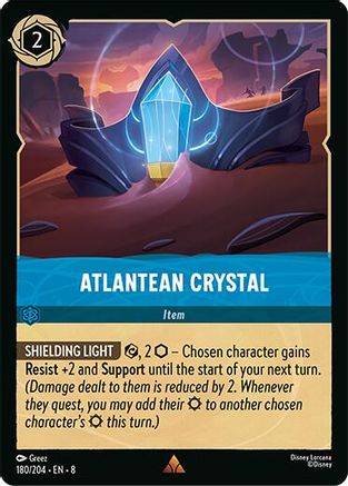 Image of Atlantean Crystal (180/204) - Reign of Jafar Cold Foil