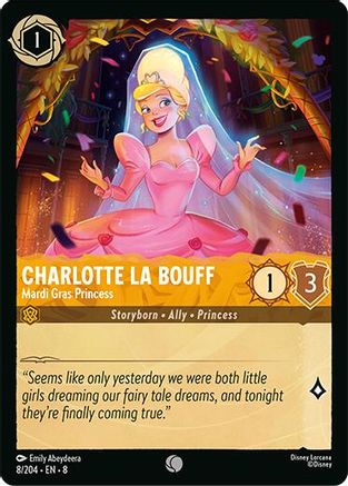 Image of Charlotte La Bouff - Madri Gras Princess (8/204) - Reign of Jafar