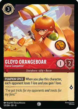 Image of Gloyd Orangeboar - Fierce Competitor (121/204) - Reign of Jafar