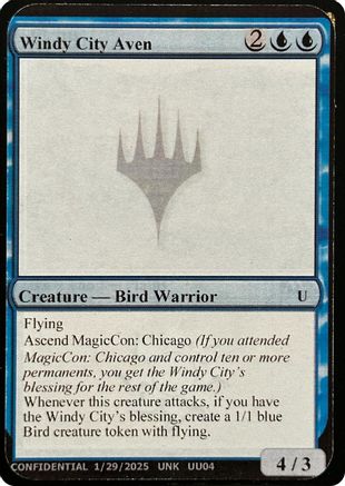 Image of Windy City Aven (-) - Un-Known Event Playtest Cards