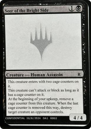 Image of Seer of the Bright Side (-) - Un-Known Event Playtest Cards