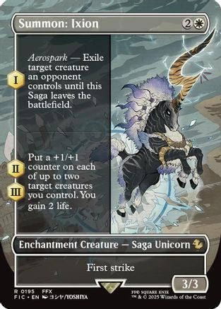 Image of Summon: Ixion (Borderless) (FIC-195) - Commander: FINAL FANTASY