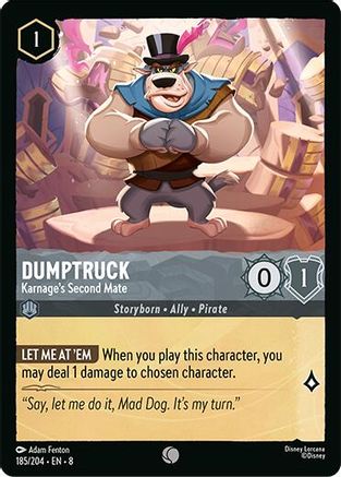 Image of Dumptruck - Karage's Second Mate (185/204) - Reign of Jafar