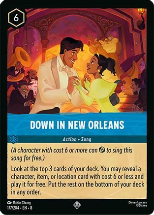 Image of Down in New Orleans (177/204) - Reign of Jafar Cold Foil