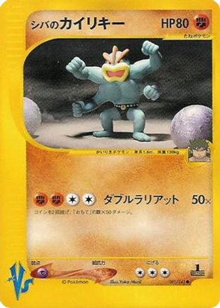 Image of Bruno's Machamp (081/141) - Pokemon VS