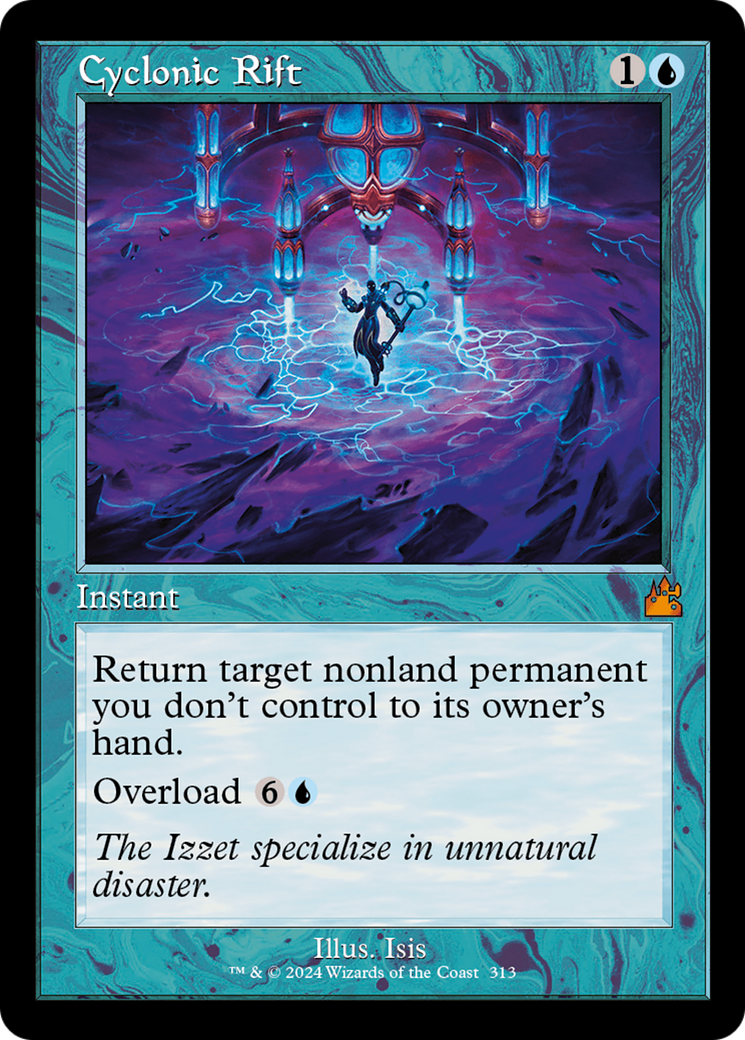 Image of Cyclonic Rift (Retro Frame) (RVR-313) - Ravnica Remastered Foil