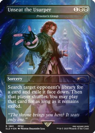 Image of Unseat the Usurper - Praetor's Grasp (Rainbow Foil) (SLD-1861) - Secret Lair Drop Series Foil