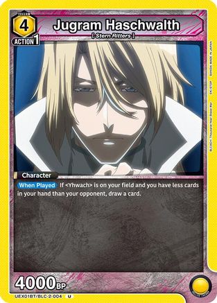 Image of Jugram Haschwalth (UEX01BT/BLC-2-004) - UEX01BT BLEACH ThousandYear Blood War Vol2