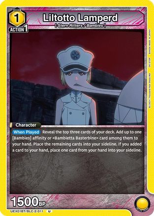 Image of Liltotto Lamperd (UEX01BT/BLC-2-011) - UEX01BT BLEACH ThousandYear Blood War Vol2