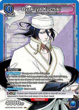 Image of Byakuya Kuchiki (030) (UEX01BT/BLC-2-030) - UEX01BT BLEACH ThousandYear Blood War Vol2 Foil