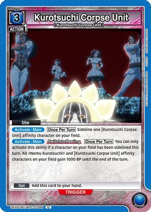 Image of Kurotsuchi Corpse Unit (UEX01BT/BLC-2-044) - UEX01BT BLEACH ThousandYear Blood War Vol2
