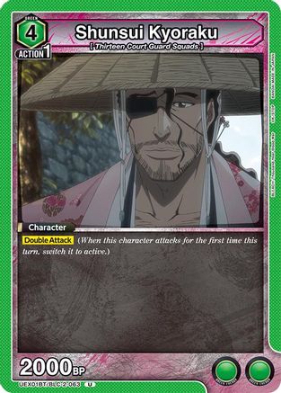Image of Shunsui Kyoraku (UEX01BT/BLC-2-063) - UEX01BT BLEACH ThousandYear Blood War Vol2