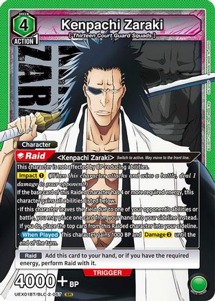 Image of Kenpachi Zaraki (067) (UEX01BT/BLC-2-067) - UEX01BT BLEACH ThousandYear Blood War Vol2 Foil