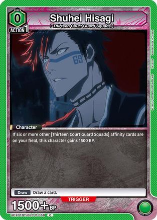 Image of Shuhei Hisagi (UEX01BT/BLC-2-068) - UEX01BT BLEACH ThousandYear Blood War Vol2