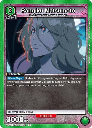 Image of Rangiku Matsumoto (UEX01BT/BLC-2-072) - UEX01BT BLEACH ThousandYear Blood War Vol2