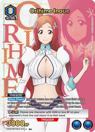 Image of Orihime Inoue (014) (R*) (UEX01BT/BLC-2-014) - UEX01BT BLEACH ThousandYear Blood War Vol2 Foil