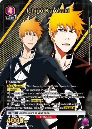 Image of Ichigo Kurosaki (051) (SR*) (UEX01BT/BLC-2-051) - UEX01BT BLEACH ThousandYear Blood War Vol2 Foil