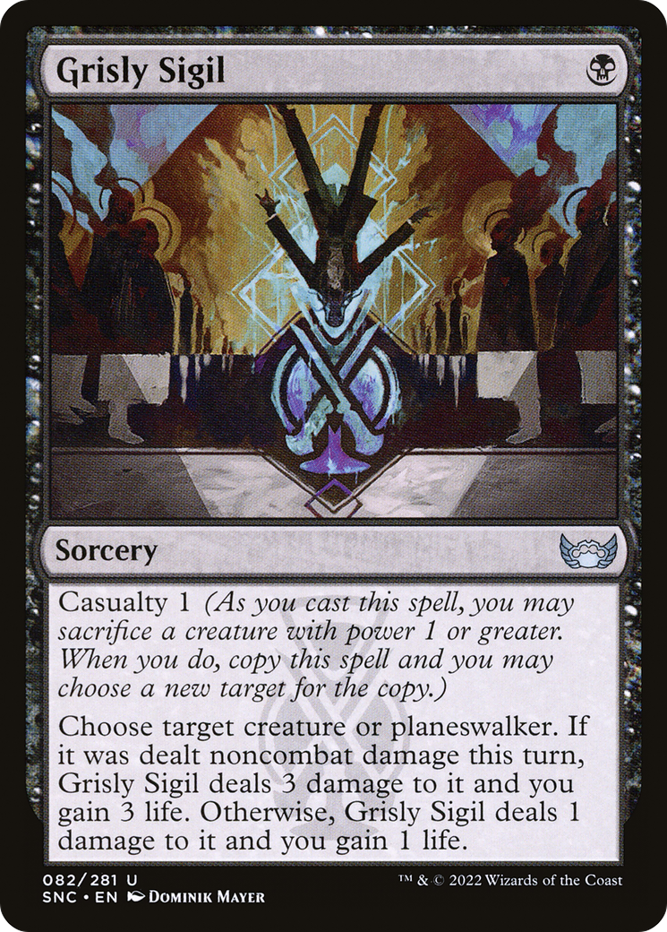 Image of Grisly Sigil (SNC-082) - Streets of New Capenna