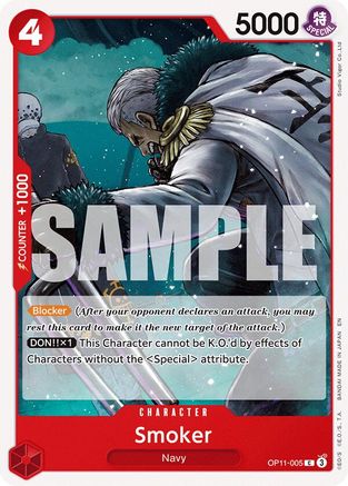 Image of Smoker (OP11-005) - A Fist of Divine Speed
