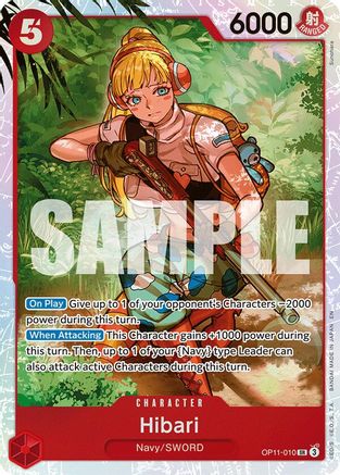 Image of Hibari (OP11-010) - A Fist of Divine Speed Foil