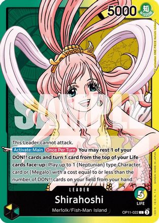 Image of Shirahoshi (022) (OP11-022) - A Fist of Divine Speed
