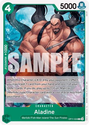 Image of Aladine (OP11-024) - A Fist of Divine Speed