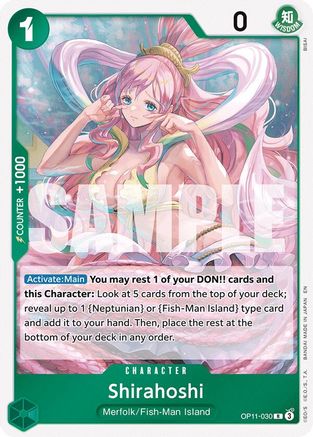 Image of Shirahoshi (030) (OP11-030) - A Fist of Divine Speed Foil