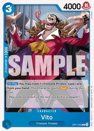 Image of Vito (OP11-042) - A Fist of Divine Speed