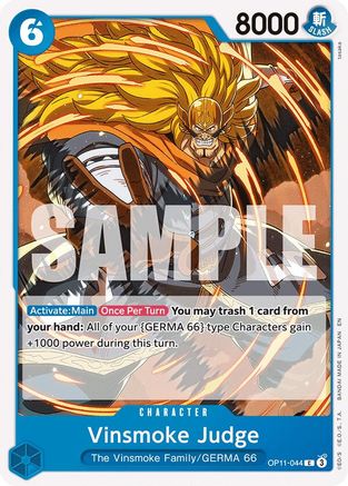 Image of Vinsmoke Judge (OP11-044) - A Fist of Divine Speed